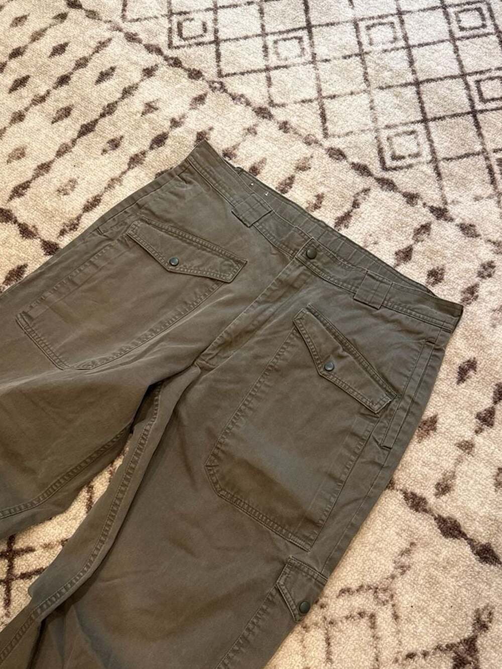 Gap Men's Olive Green Utility Cargo Pants Size L (35-37)